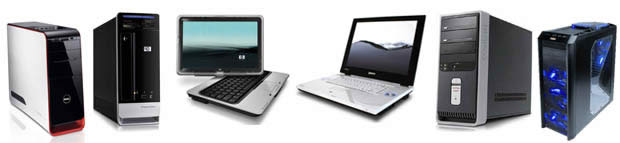 PC's, laptops, workstations, & custom configurations